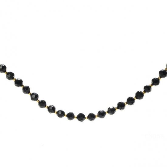 Coach Bead Black Necklaces CZZ - Click Image to Close